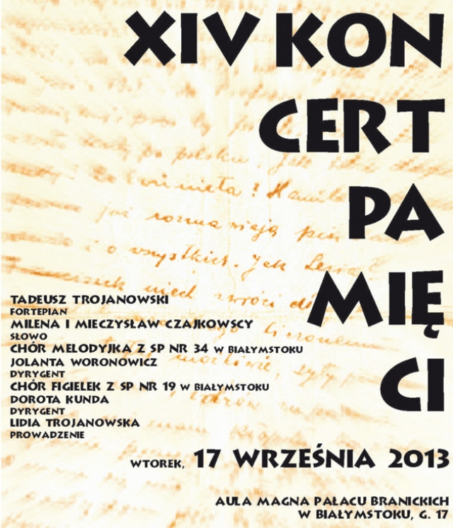 XIV Koncert Pamięci