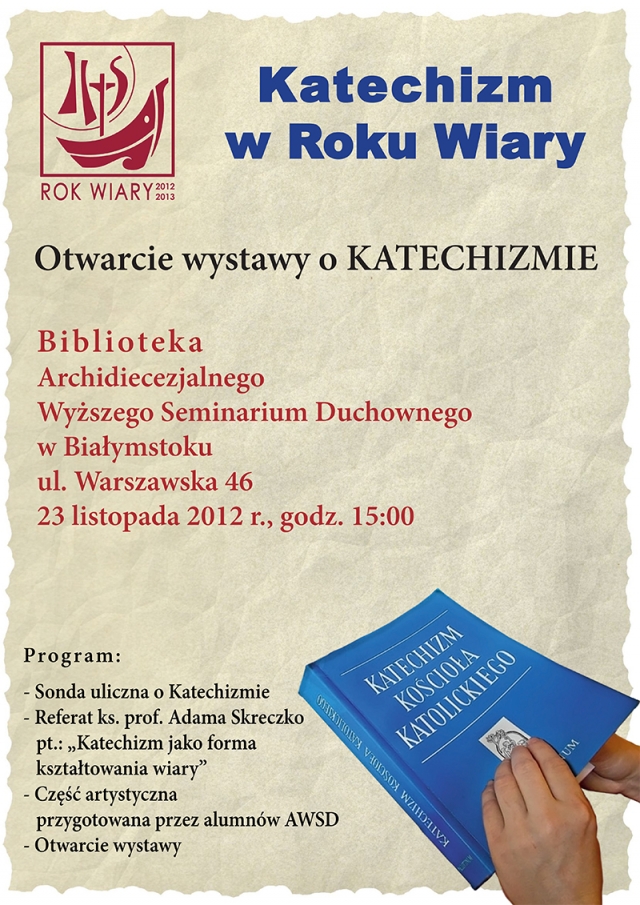 Wystawa o Katechizmie w Bibliotece Seminarium Duchownego