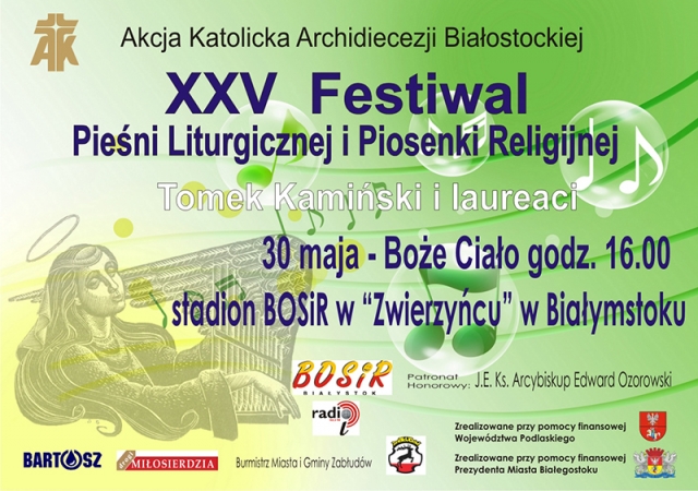 Koncert laureatów XXV Festiwalu Pieśni Liturgicznej i Piosenki Religijnej