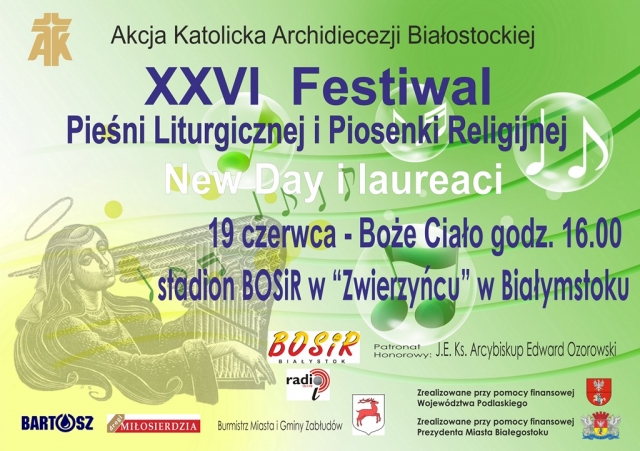 Koncert laureatów XXVI Festiwalu Pieśni Liturgicznej i Piosenki Religijnej