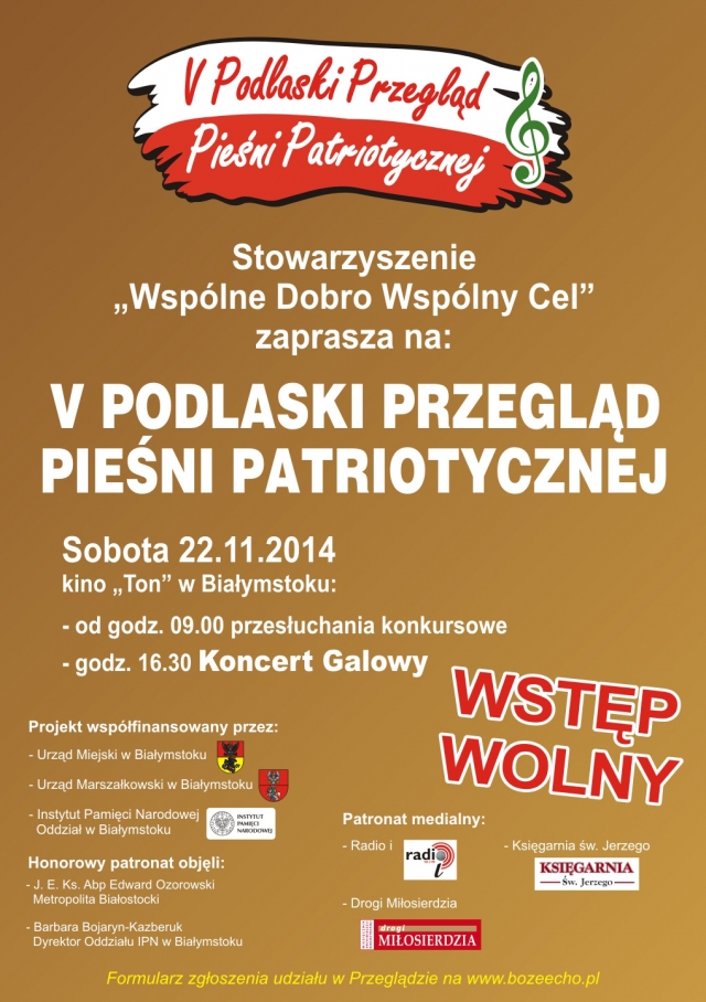 V Podlaski Przegląd Pieśni Patriotycznej